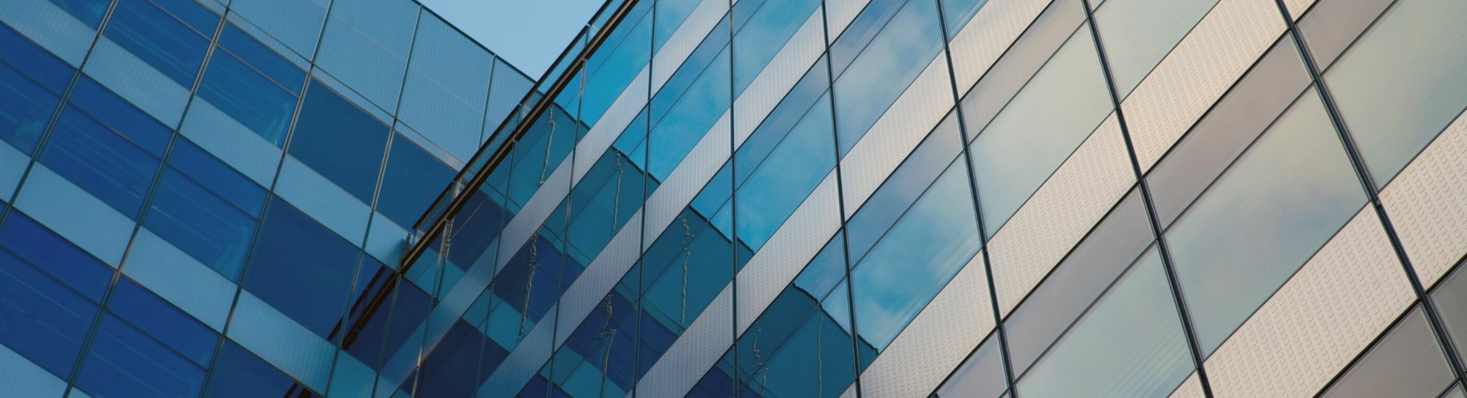 Windows on an office building